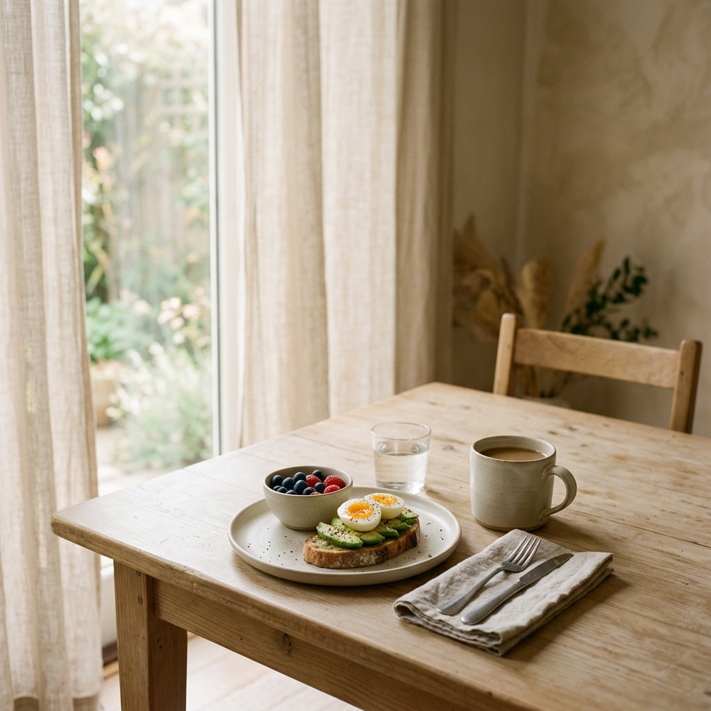 relaxed Mother’s Day brunch moment with simple meal